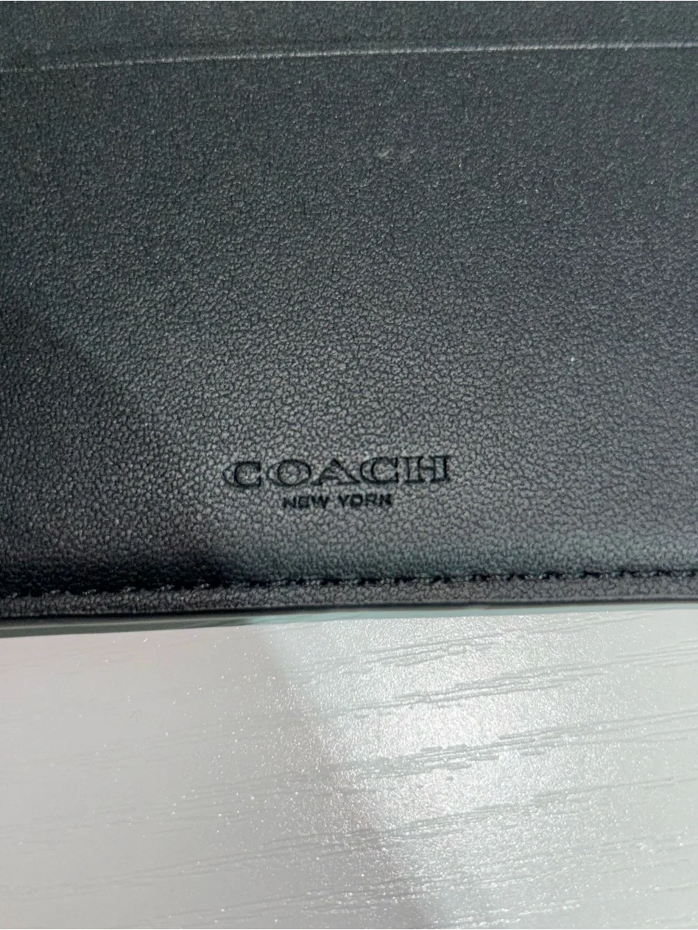Coach Signature Brown Long Bifold Wallet